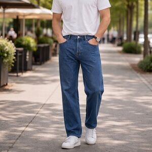 NWOT Cotton On Relaxed Bootcut Men’s Straight Blue Jeans Size 28